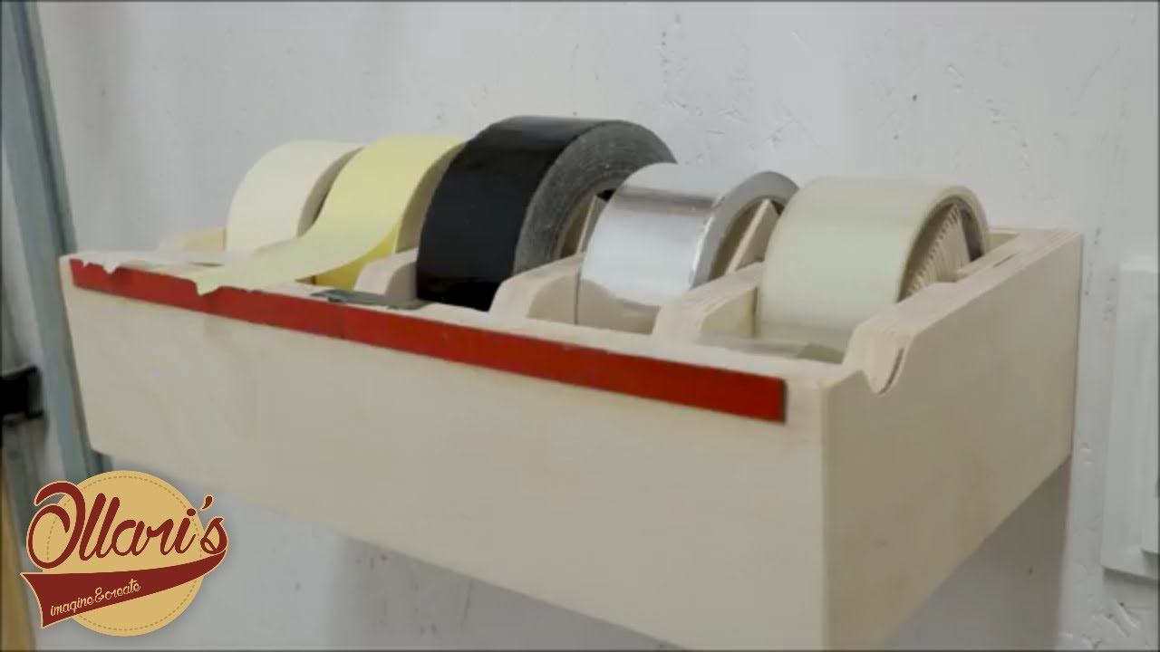 Making a tape holder / dispenser