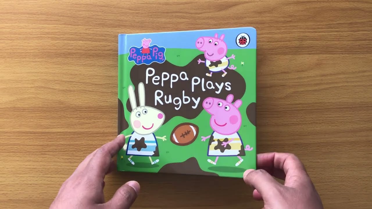 Peppa Plays Rugby - Read Aloud Book for Children and Todders