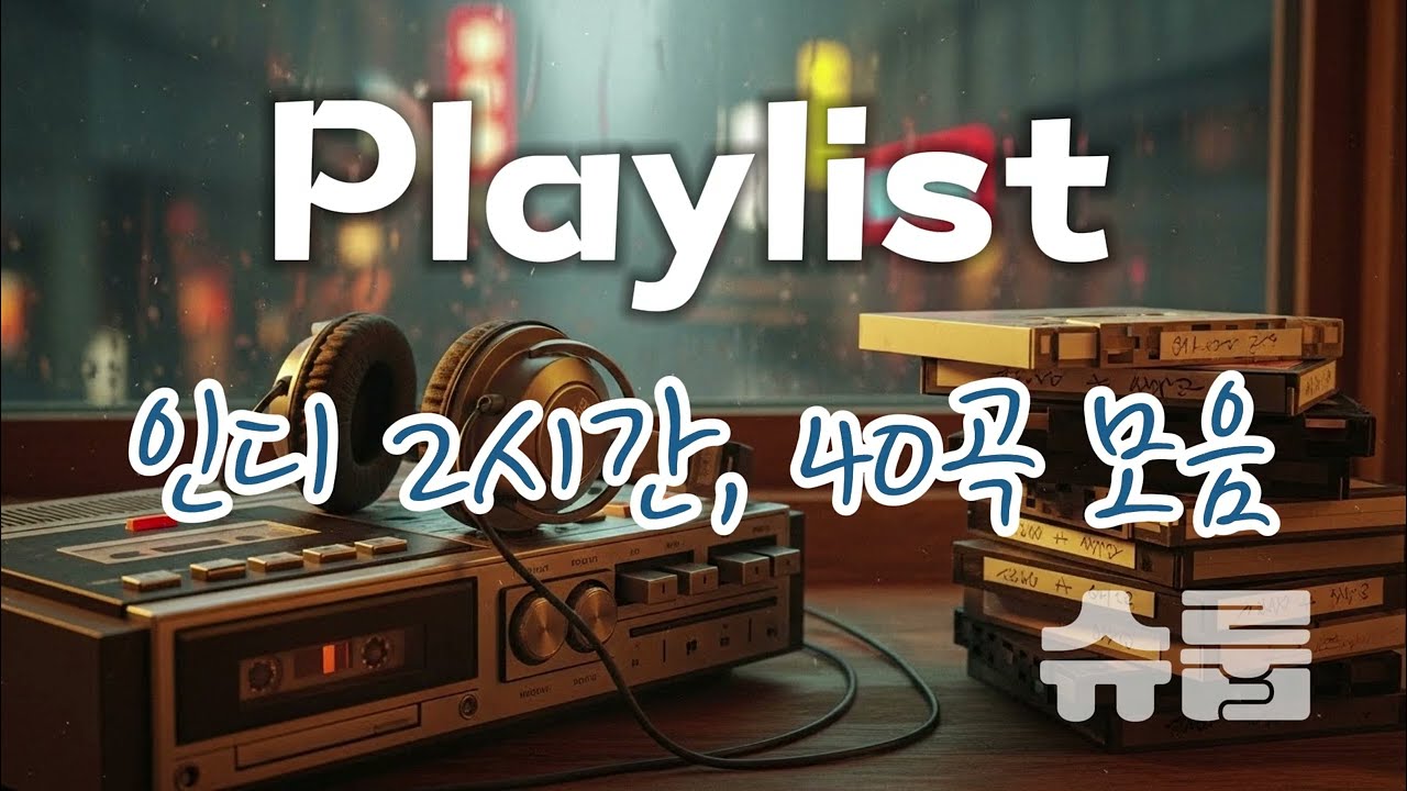 ☂️ Playlist 인디 2시간, 40곡 모음 🎵