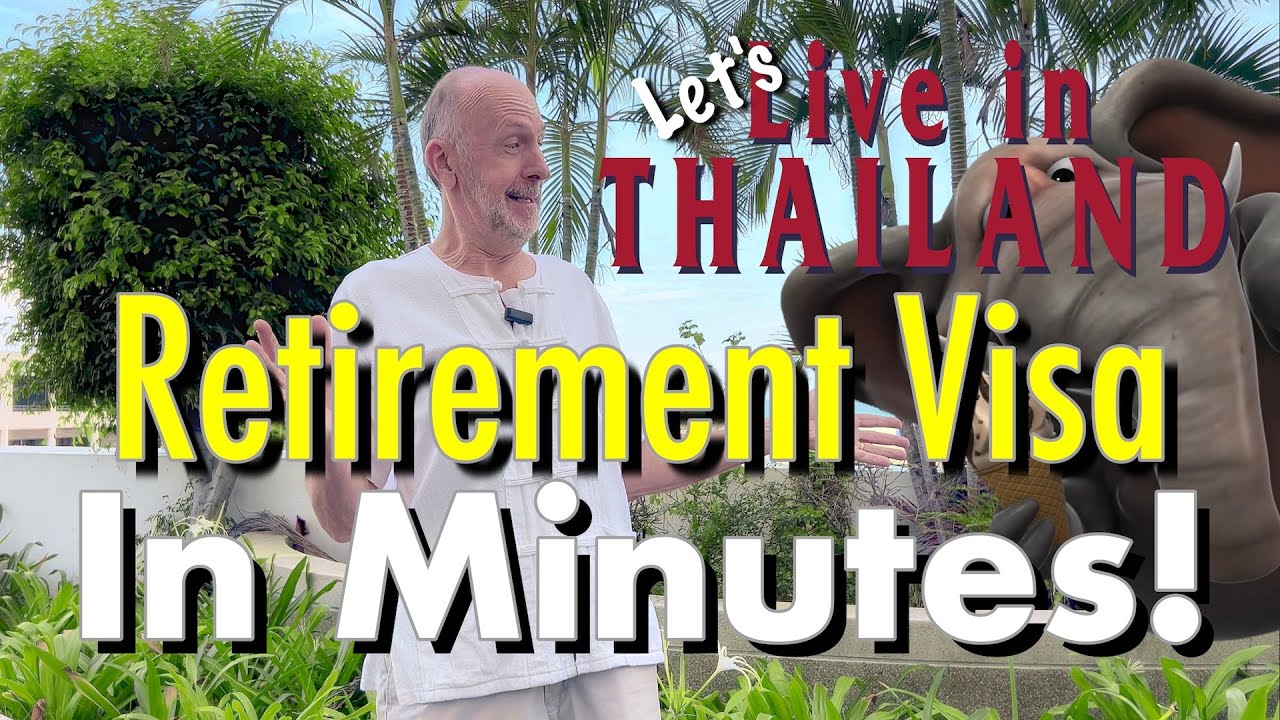 THAI RETIREMENT VISA IN MINUTES!  #thailandvisa #thailandretirement #thaitravel