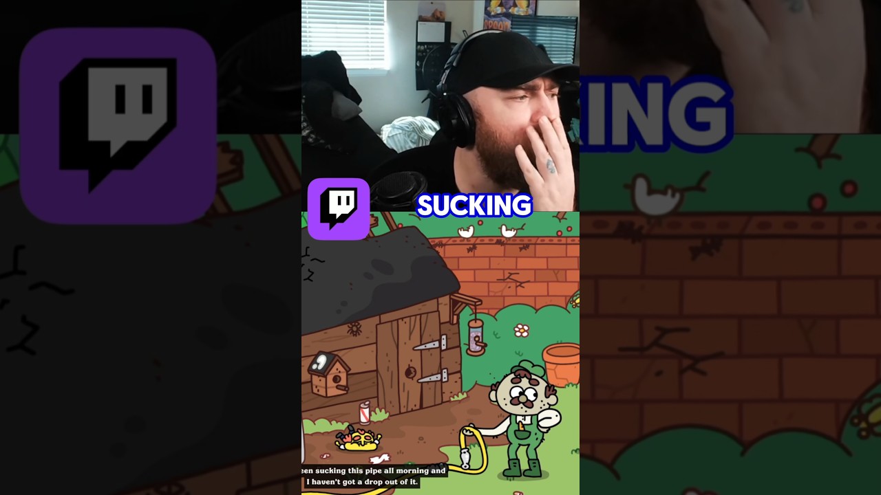 He's doing WHAT to that hose? #indiegames #gaming #videogames