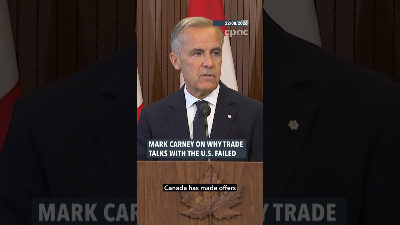 Mark Carney on Why Trade Talks With the U.S. Failed