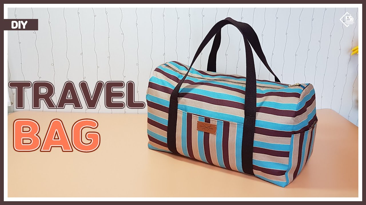DIY/ BIG BOSTON BAG/ TRAVEL BAG/ WEEKEND BAG/ 빅사이즈 보스턴백 만들기/ 여행가방만들기/ sewing/ tutorial [Tendersmile]