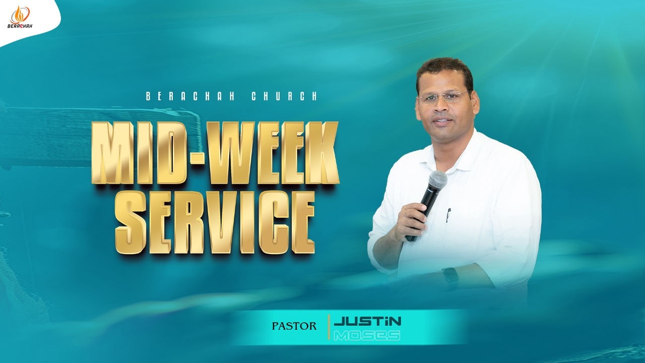 🔴 LIVE NOW - Mid Week Service | Berachah Church |  Pr.Justin Moses | 11th, March 2026  | #bgm