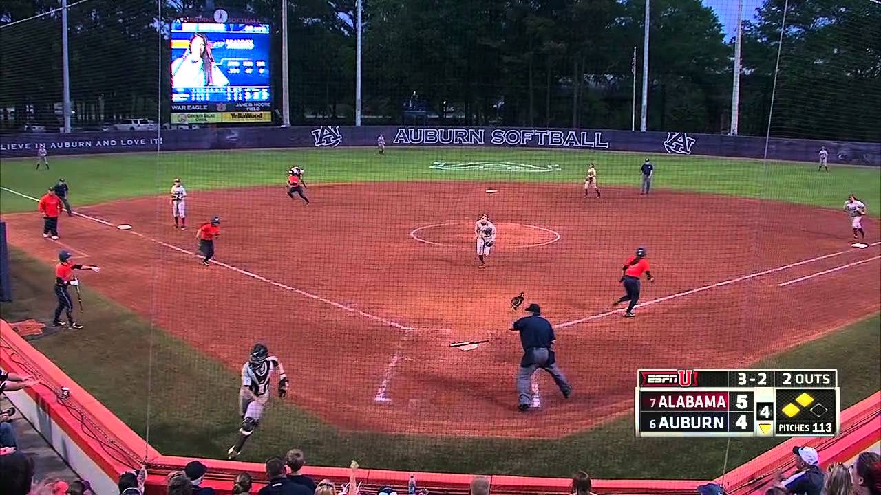 Auburn Softball vs Alabama Game 3 Highlights