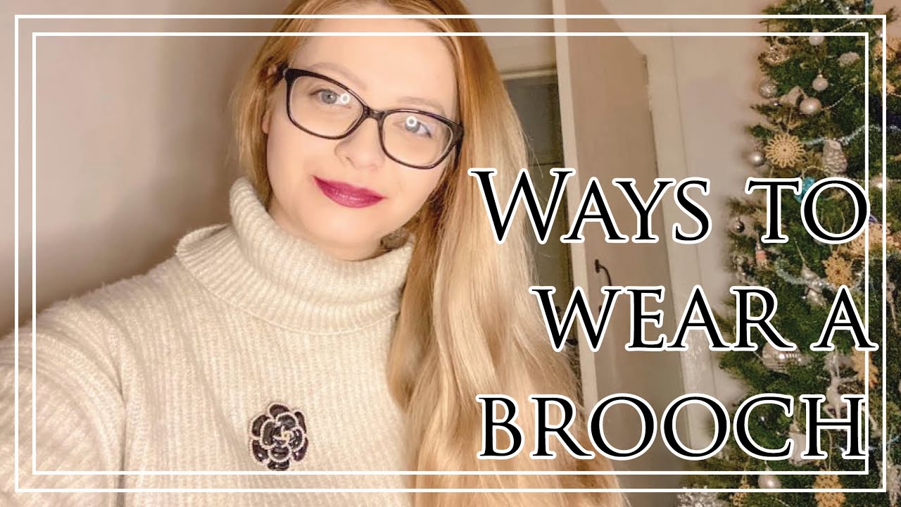 Ways to wear a brooch