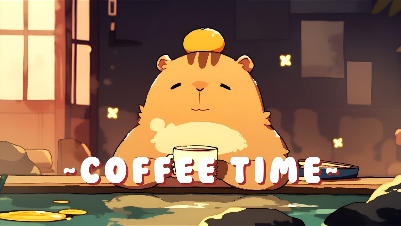 Capybara Beats Radio - Calm Music for Focus & Study ~ Tranquil Mood ~ 🦫 🍵 ✨