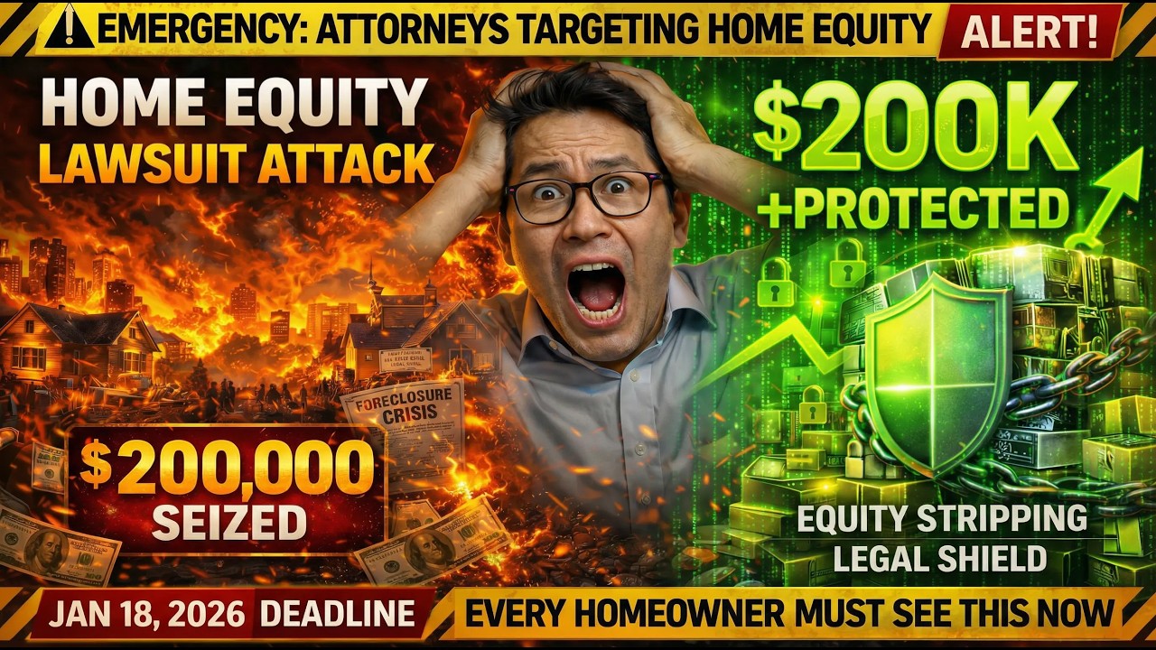 🚨 EMERGENCY: Why Attorneys Target Your Home Equity (Protection Strategy)
