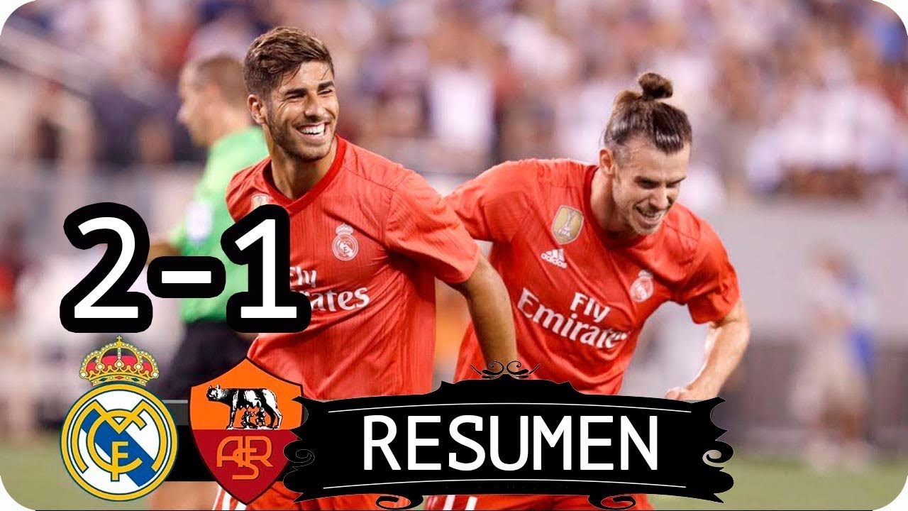 REAL MADRID VS ROMA 2-1 (RESUMEN)