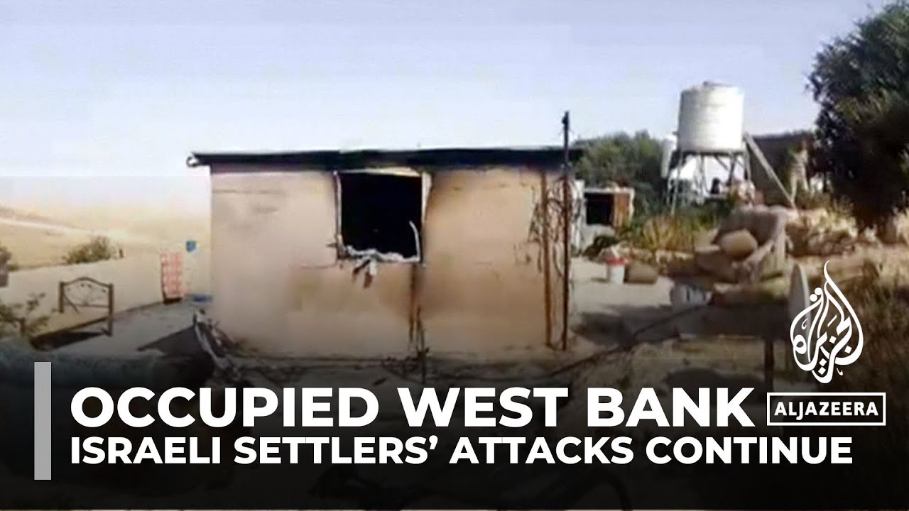 Israeli settlers&rsquo; attacks continue in occupied West Bank