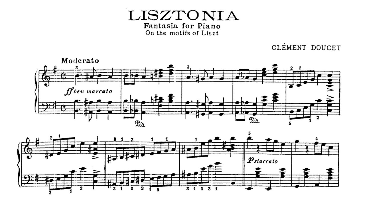 Cl&eacute;ment Doucet: Lisztonia (Tharaud)