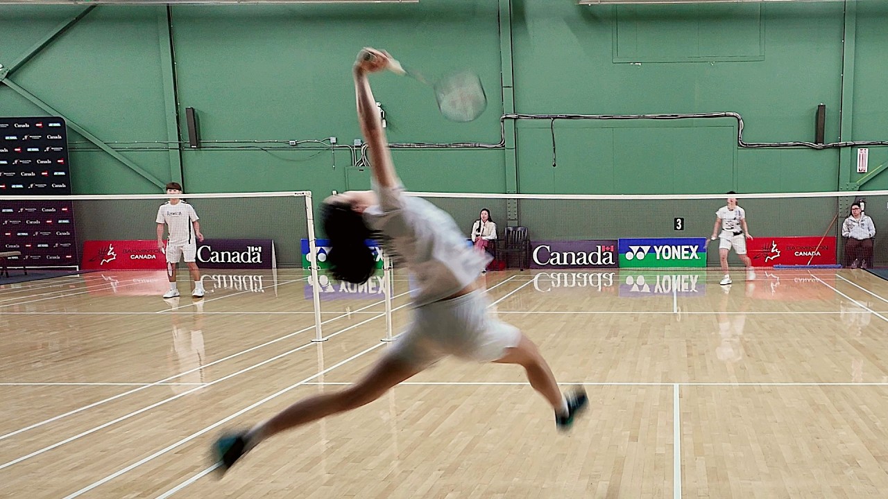 Final Girls Singles-- U19--Abbie Leung Vs Ying Jian--Junior Elite Badminton.