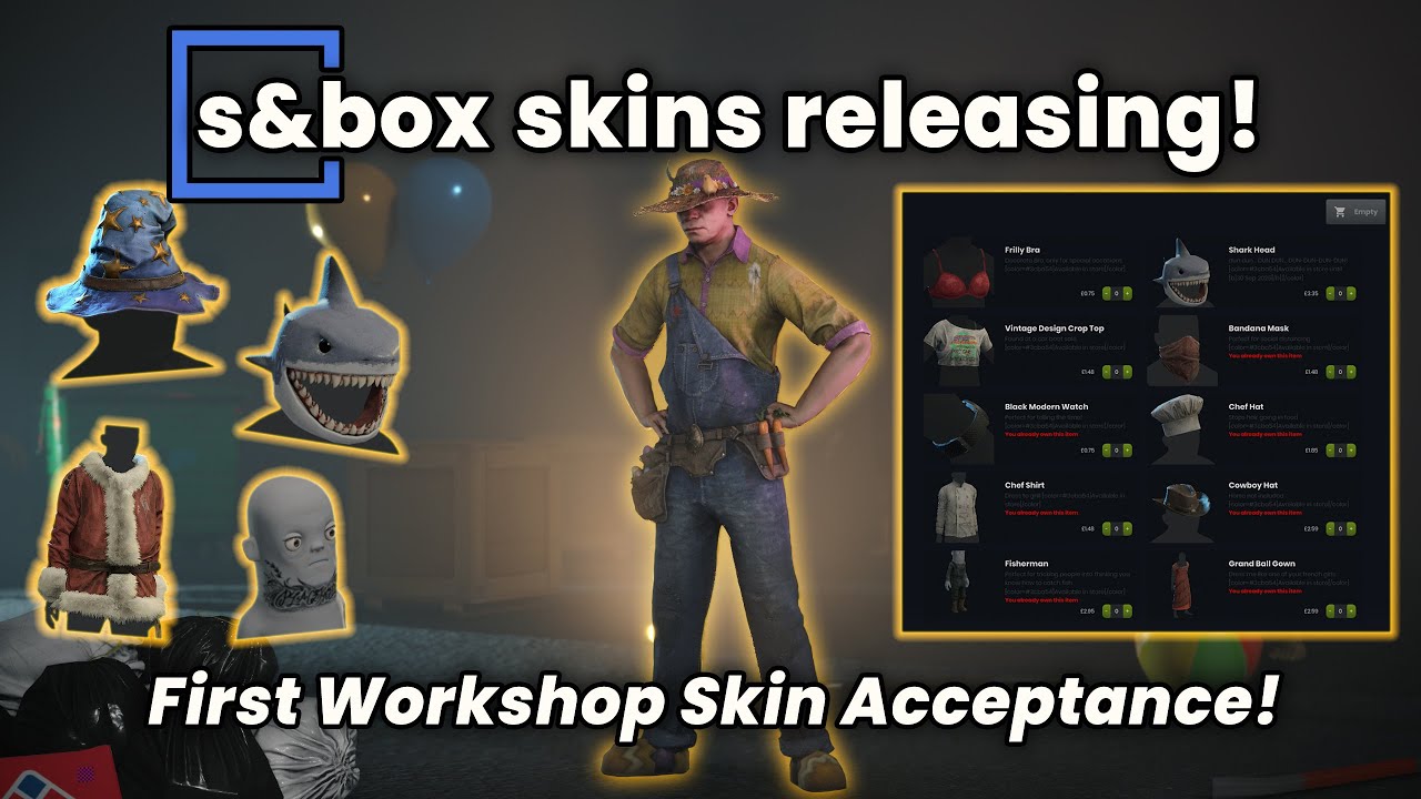 s&box Skins Releasing! (Workshop & BIG profits!)