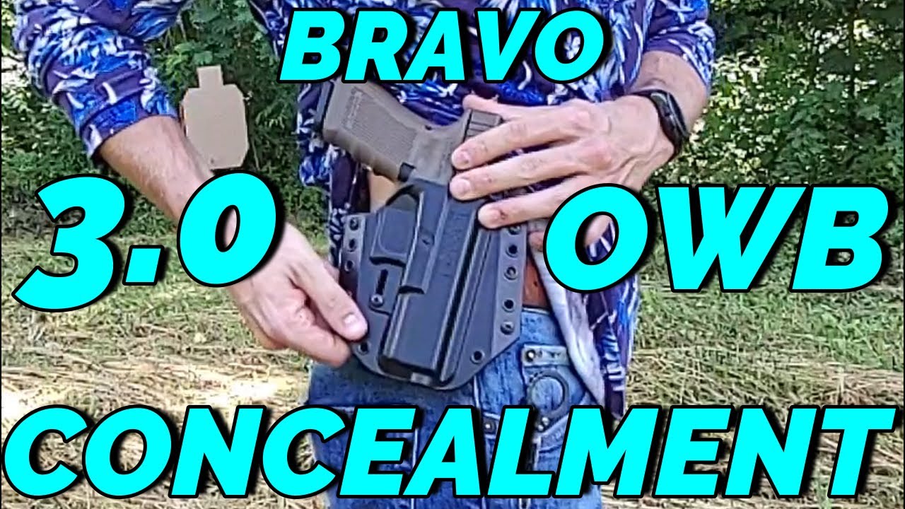 Bravo Concealment BCA 3.0 OWB Gun & Double Mag Holster!!! Glock 17 Gen 4
