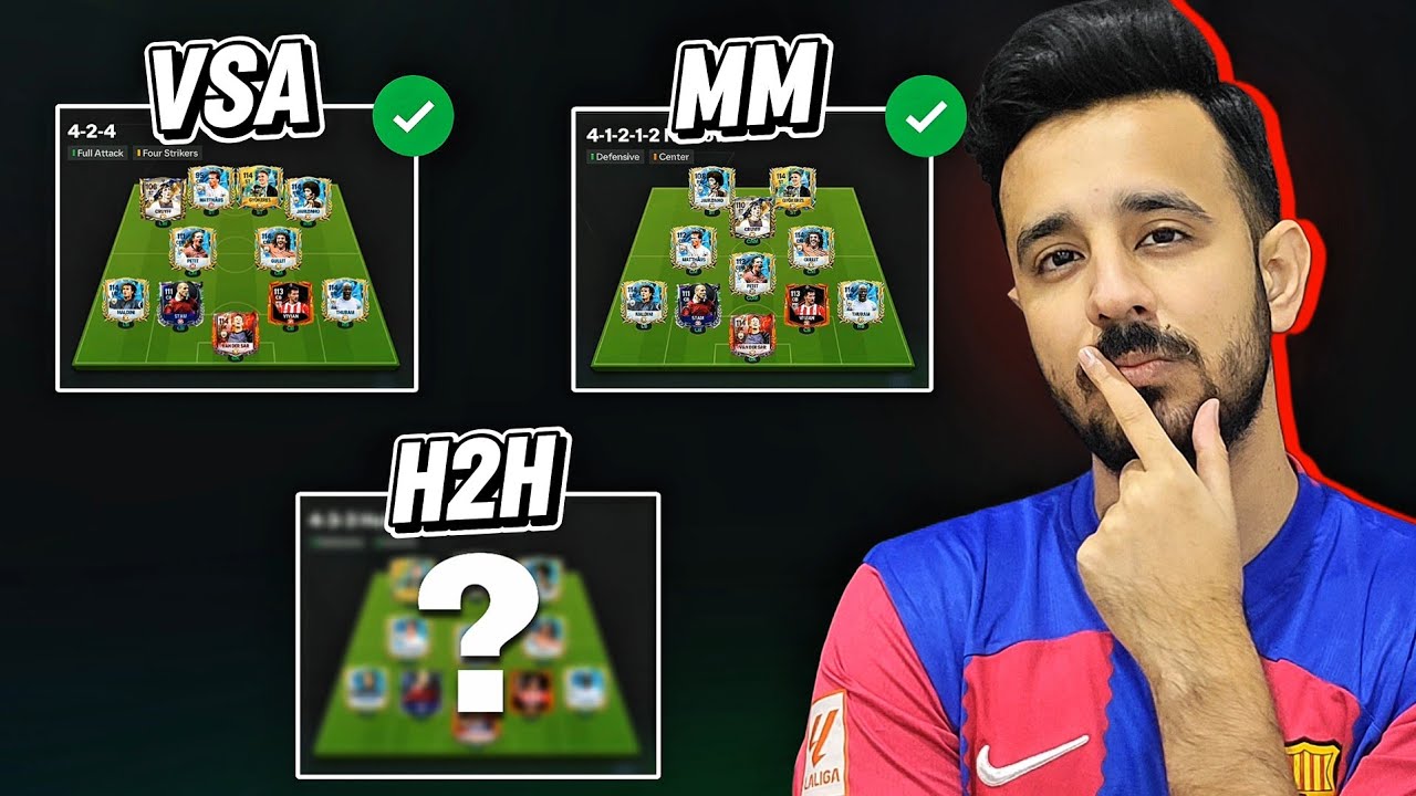 Top 5 Formations For H2H , VSA & MM After Gameplay Update - FC Mobile