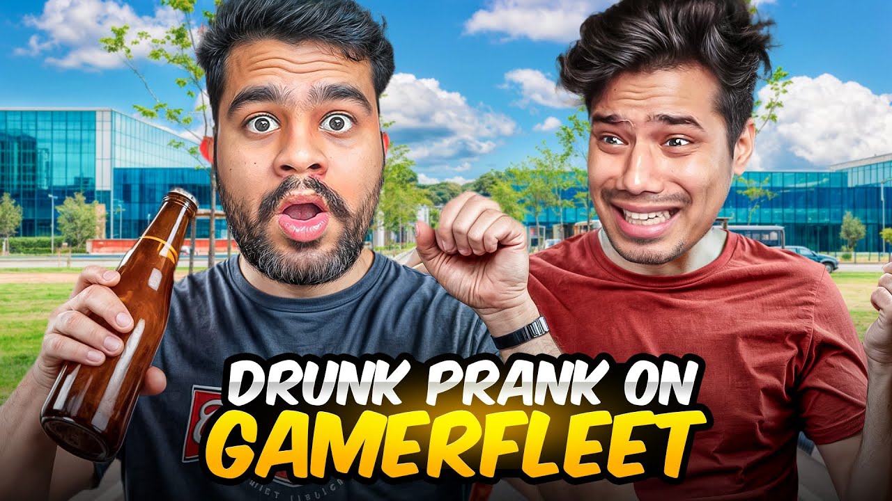 I DRUNK PRANKED @GamerFleet ON LIVE STREAM😱(Gone Wrong)💀
