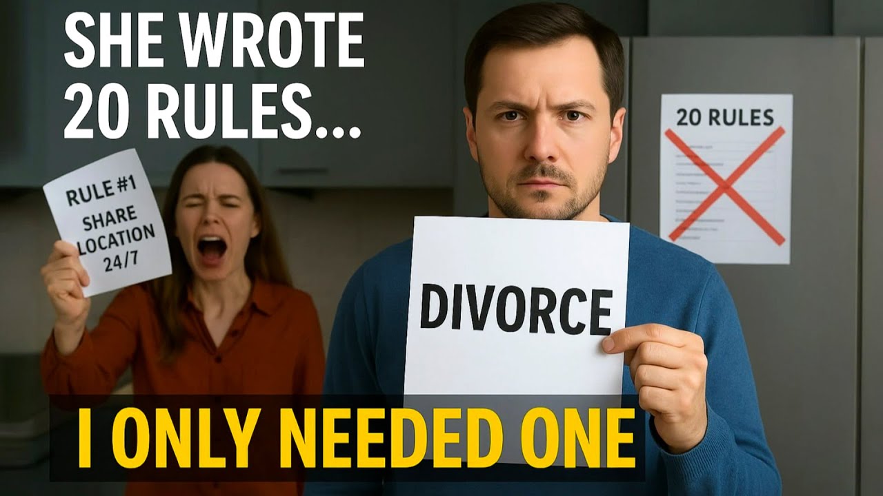 My Wife Created 20 RULES to Make Me Obey &mdash; I Made Just ONE That Ended Everything