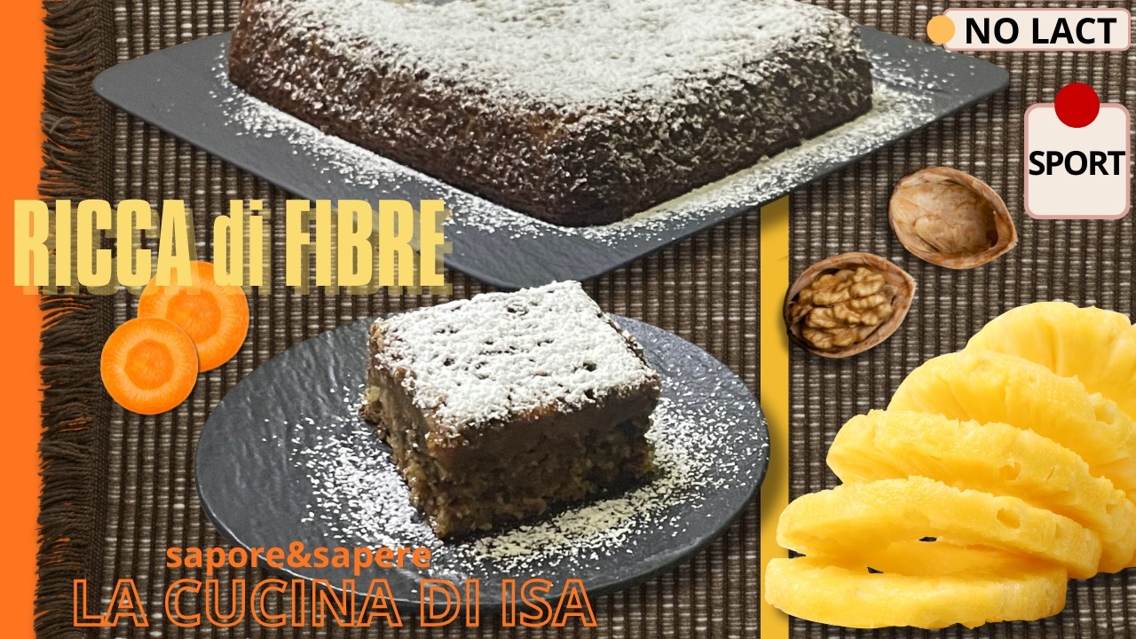 TORTA CON NOCI E ANANAS