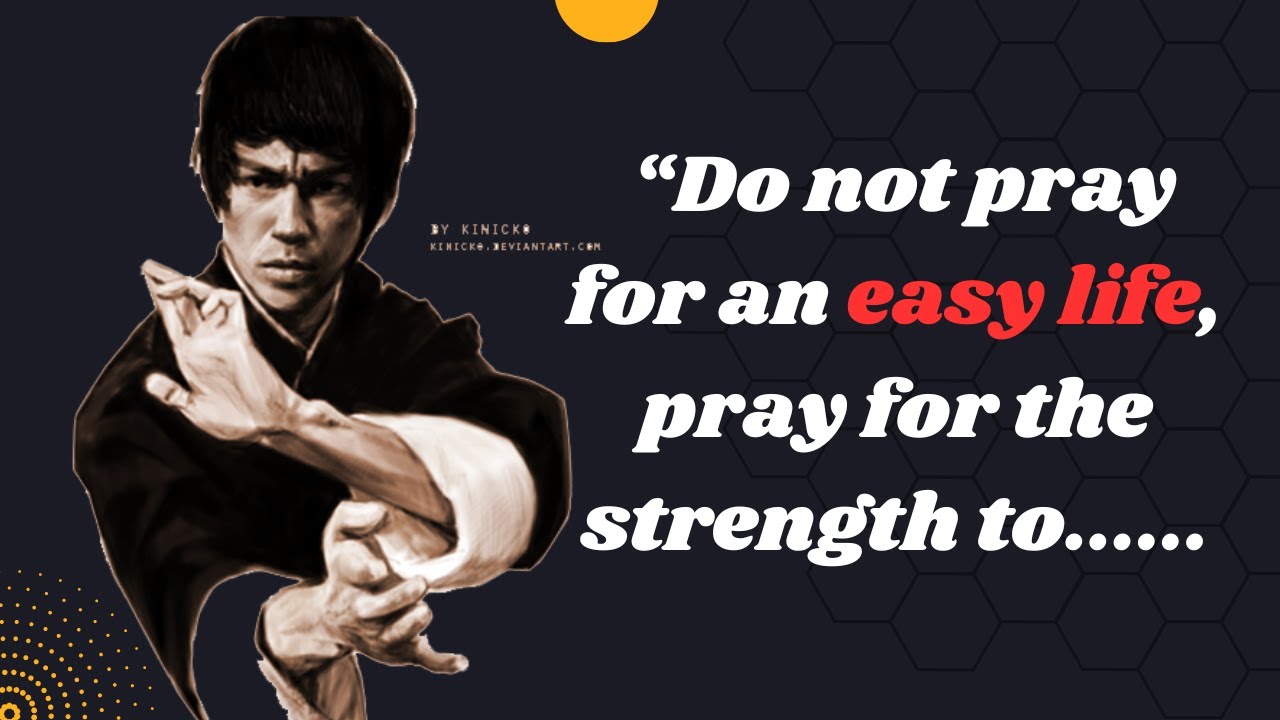 Bruce Lee Quotes To Inspire You To Kick Butt, Maximize Your Potential and Be 'Like Water'🔥🔥