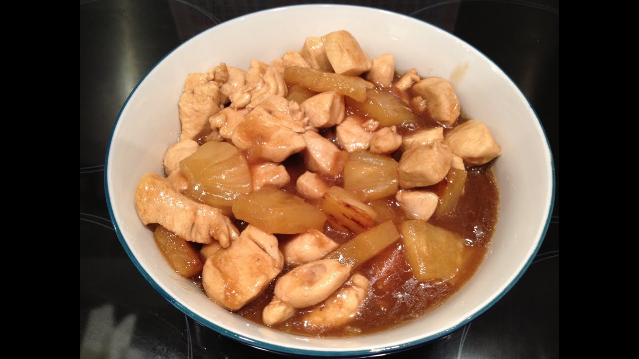 Poulet à l'ananas (Cuisine par Cedric et Seb)