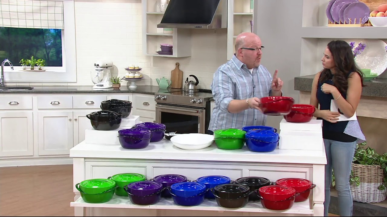 Set of 2 9-Cup Thermal Hot and Cold Serving Bowls with Lids on QVC