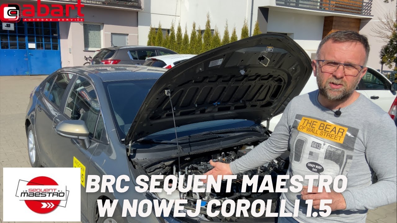 Najnowsza Instalacja gazowa BRC Sequent Maestro w najnowszej Corolli zamontowana w 