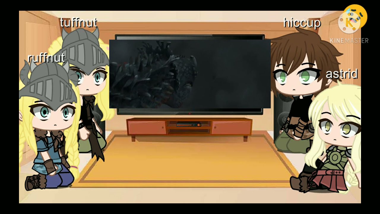 Httyd react to Hiccup and Toothless vs Red Death || Part 4 || Gacha Club