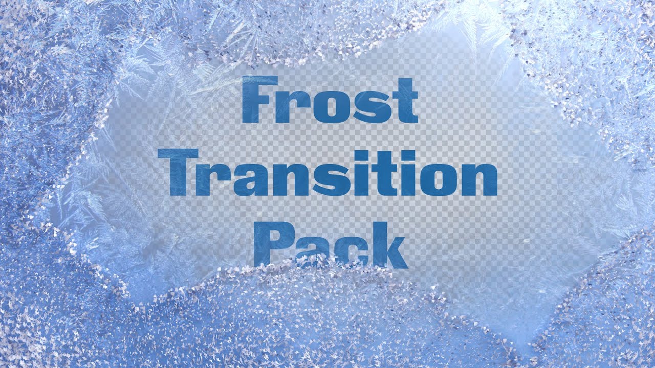 Наш первый проект на videohive.net. Frost transition pack!