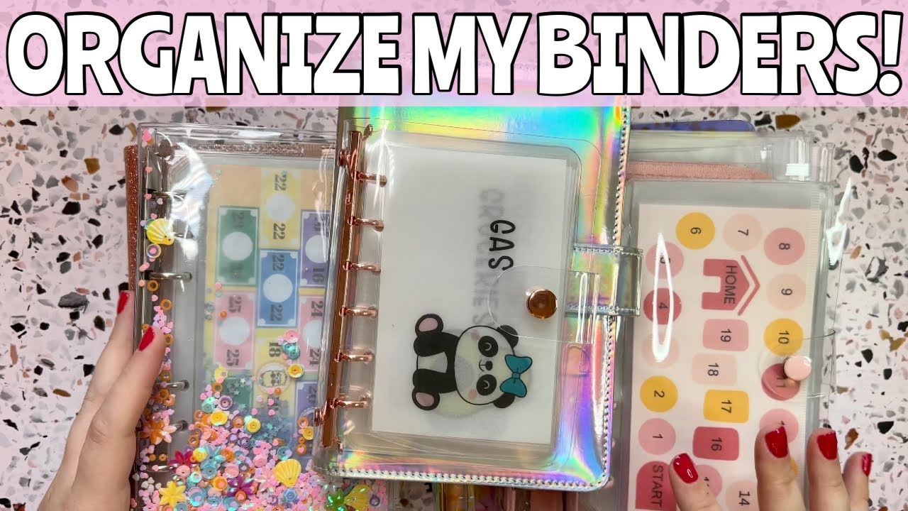 WHATS IN MY BINDERS? | Organizing My Cash Envelope and Savings Challenges!