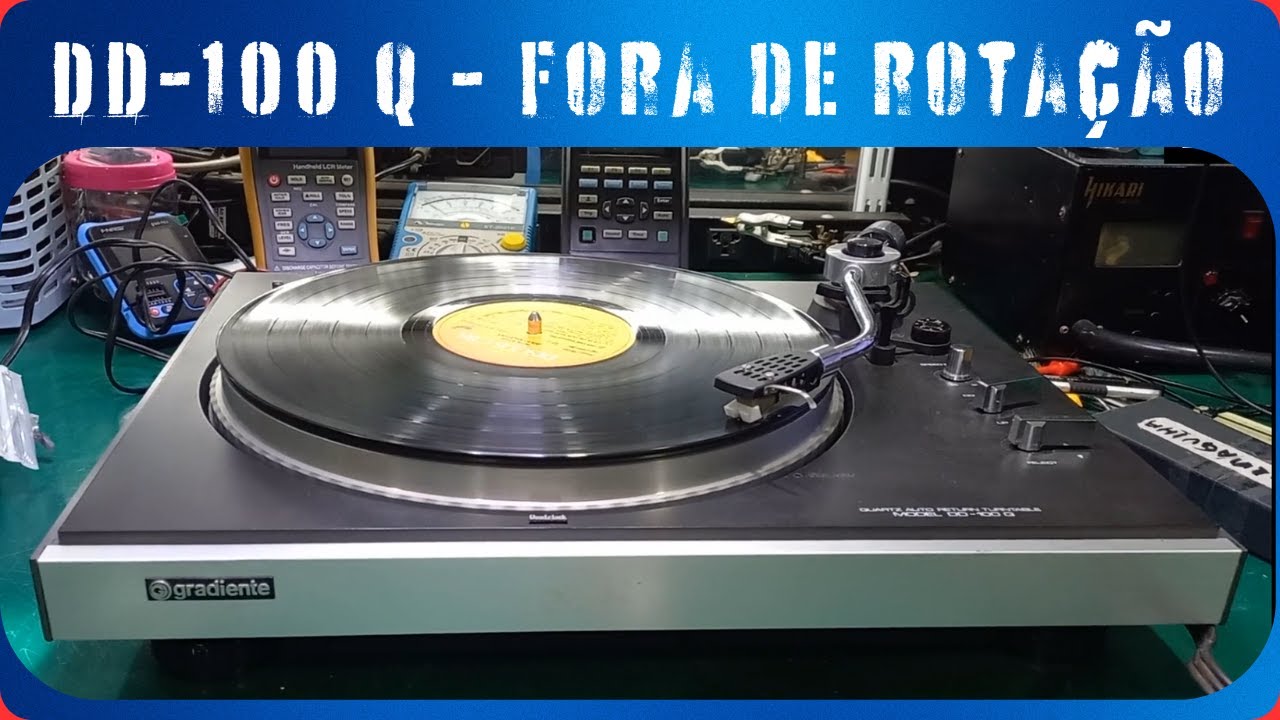 #160 - Gradiente DD-100 Q, fora de rotação.