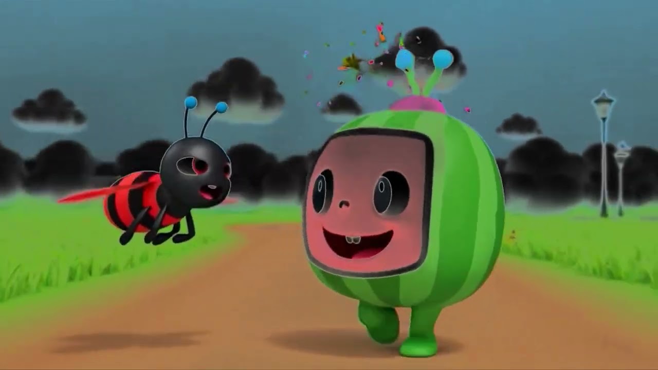 Вступительный логотип Cocomelon In The School создан при поддержке Klasky Csupo в 2001 году.