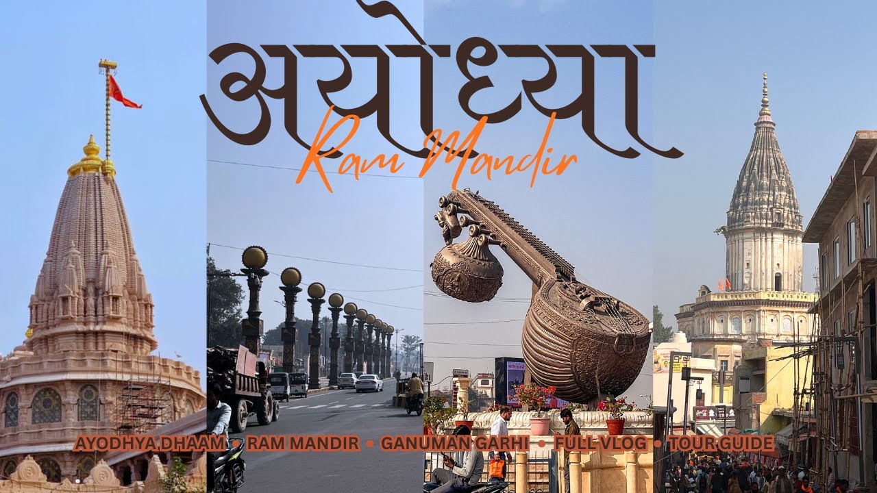 Ayodhya Tour Vlog  | Ram Mandir, Hanuman Garhi & Complete City Experience