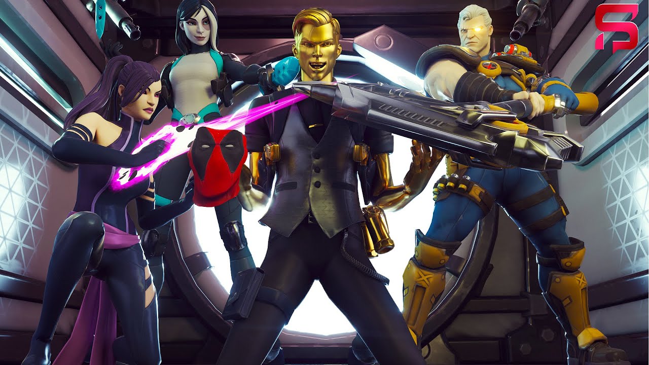 CABLE and the X-FORCE vs SHADOW MIDAS... ( Fortnite Film )