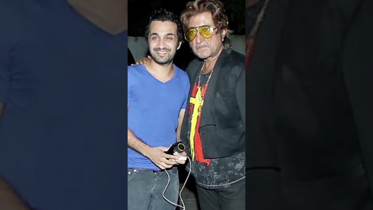 shakti kapur with son SiddhanthKapoor beautiful picture 🔥🥰#shaktikapoor#family#shorts