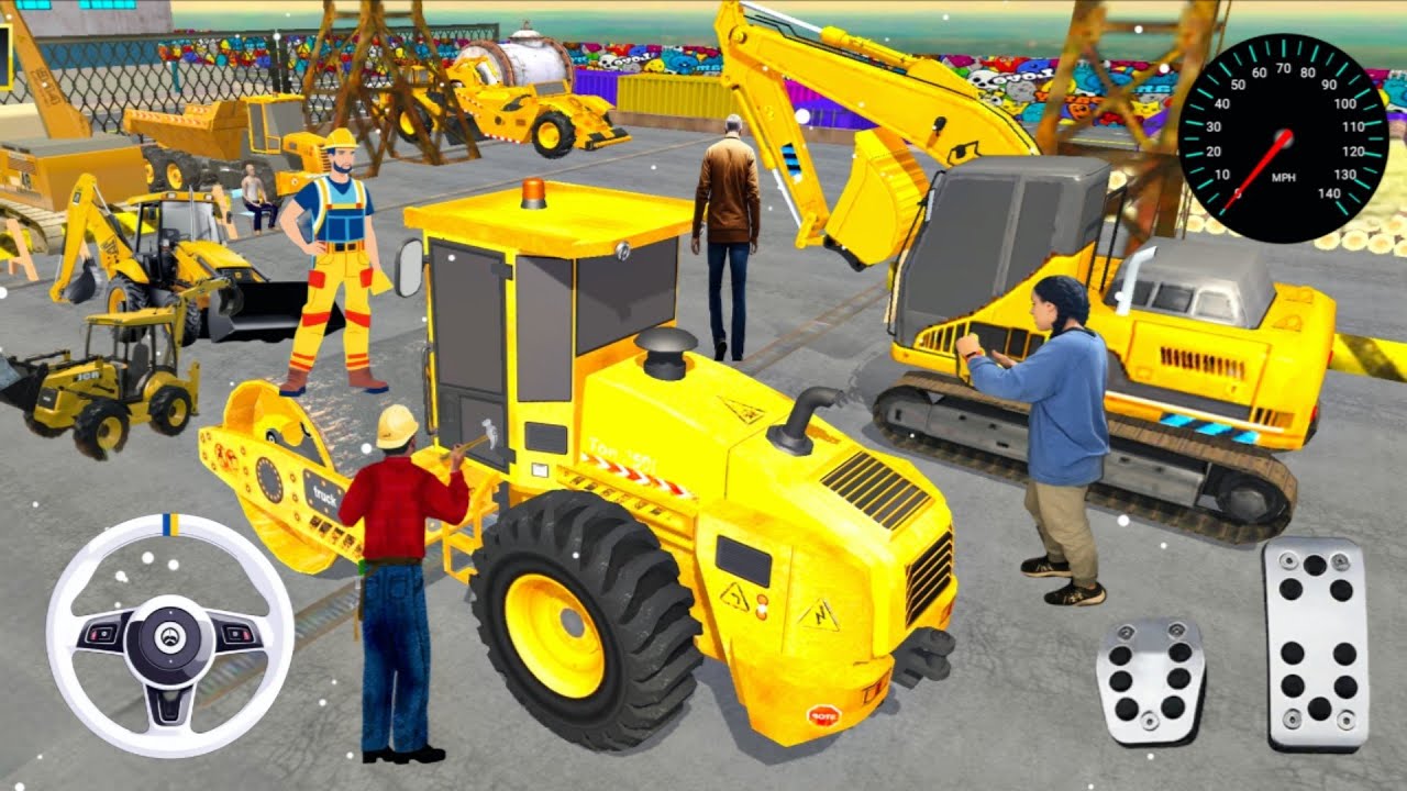Backhor Leader JCB Simulator Gameplay 3D Indian JCB Truck Driving & Road Congratulations #games​ 