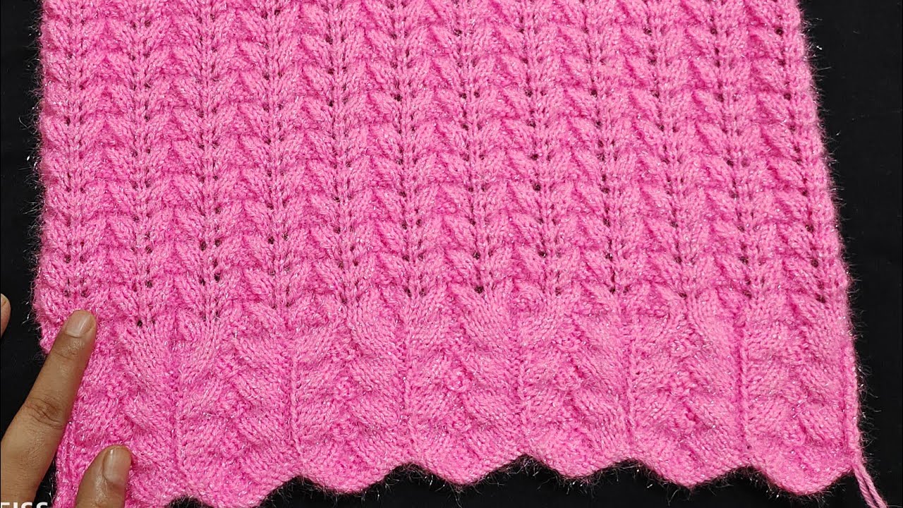 ladies cardigan part 2 border ke bad design ko kaise set Karen aur kitne fande badhaen