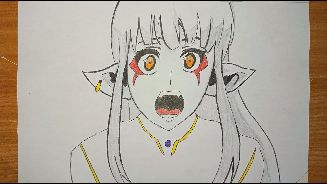 How to Draw Esil from anime Solo Leveling #drawing