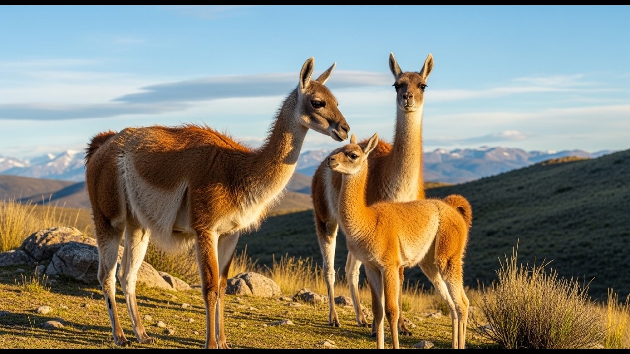 🦙 Meet the Guanaco Family A Heartwarming Journey in Nature