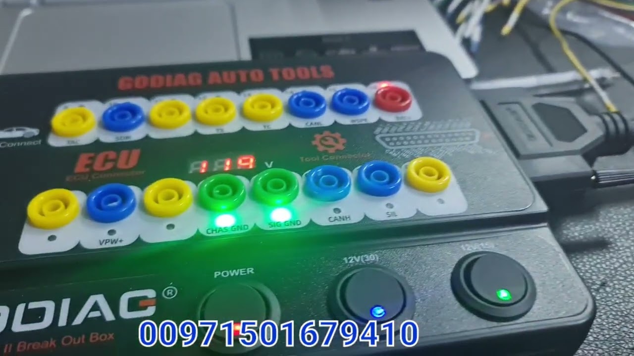 OBDII Break Out Box ECU Connector GT100 dubai uae godiag GT100 sharjha