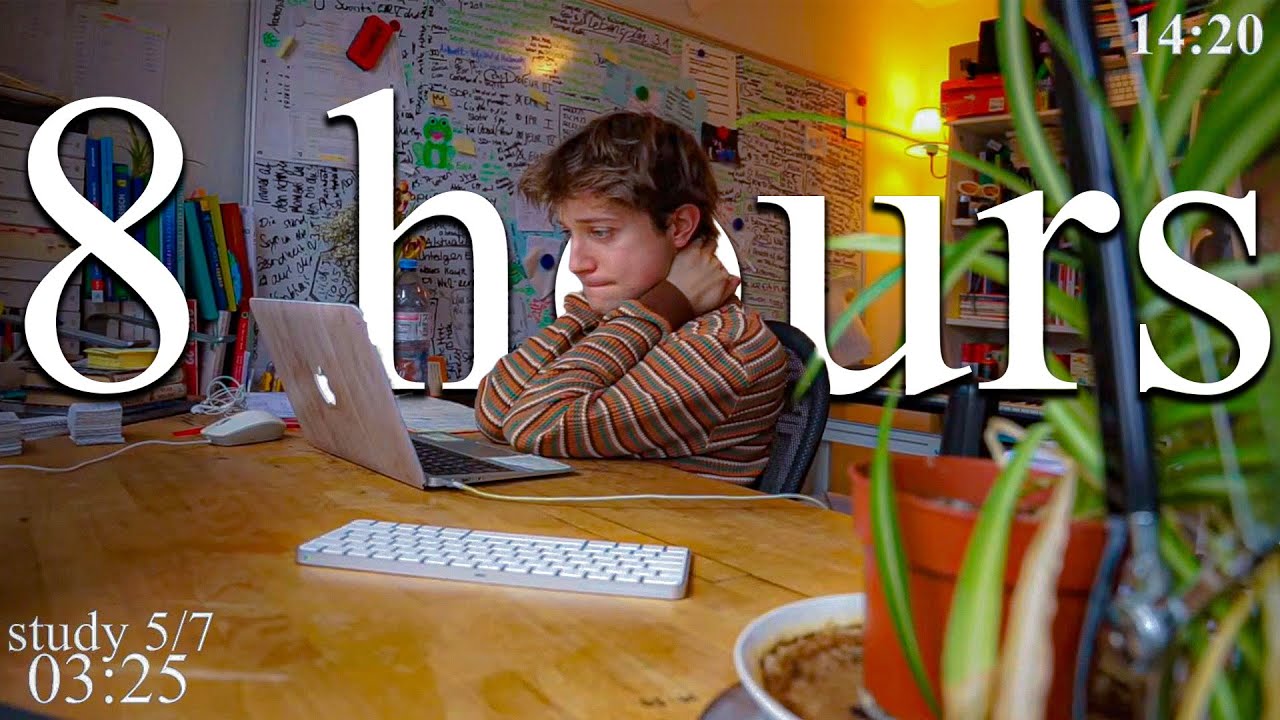 LIVE | 8-HOUR study with me 📚⛈️ rain sounds & pomodoro timer 60 & 10