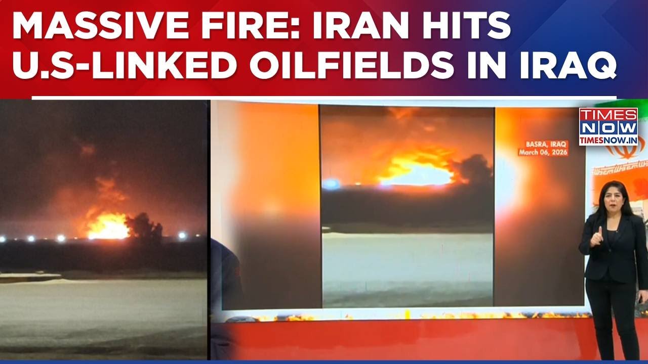 Iran War: Iranian Drones Target Oilfields In Iraq, Fire Breaks Out At US Contractor's Facilities