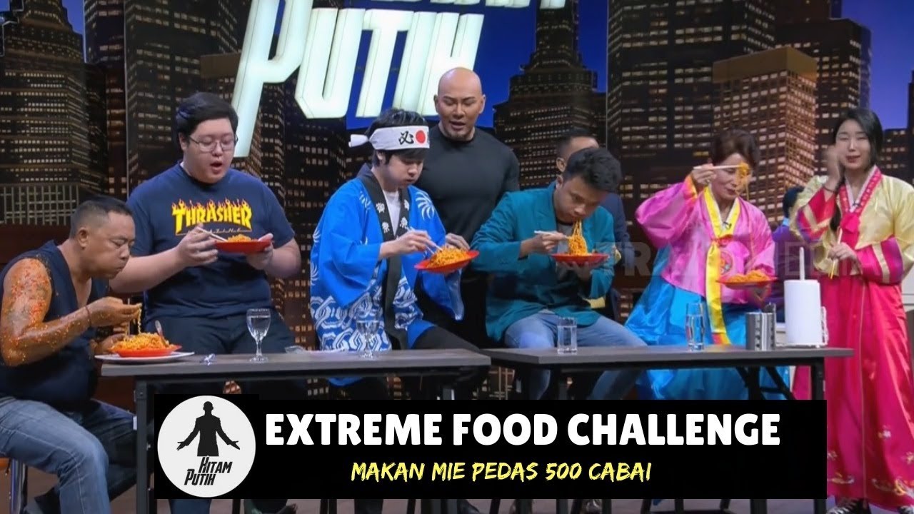 Challenge Makan Mie Pedas 500 CABAI | HITAM PUTIH (13/09/18) 2-4