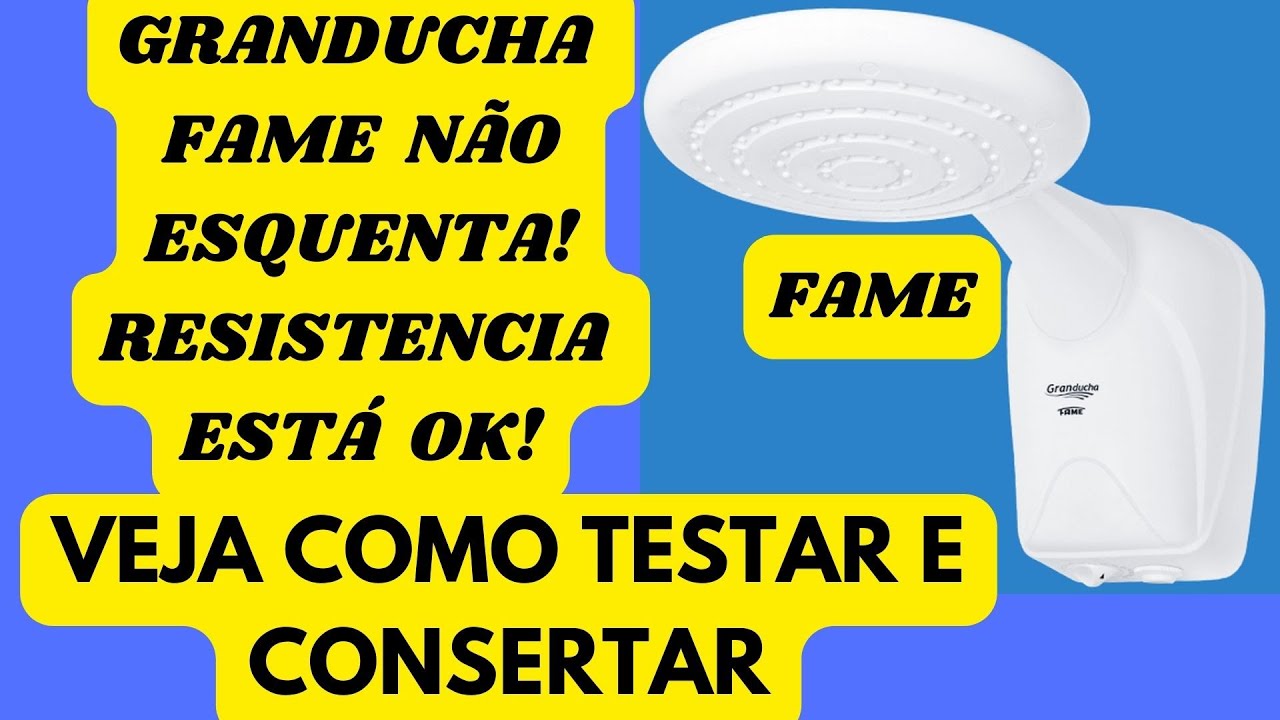 granducha fame não esquenta! A resistência está boa! Veja desmontar testar e recuperar o pressostato