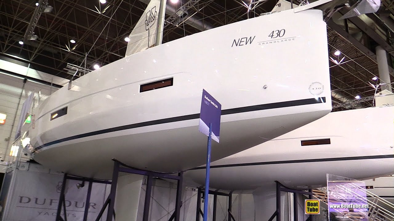 2019 Dufour 430 Grand Large Sail Yacht - Deck and Interior Walkaround - Debut 2019 Boot Dusseldorf
