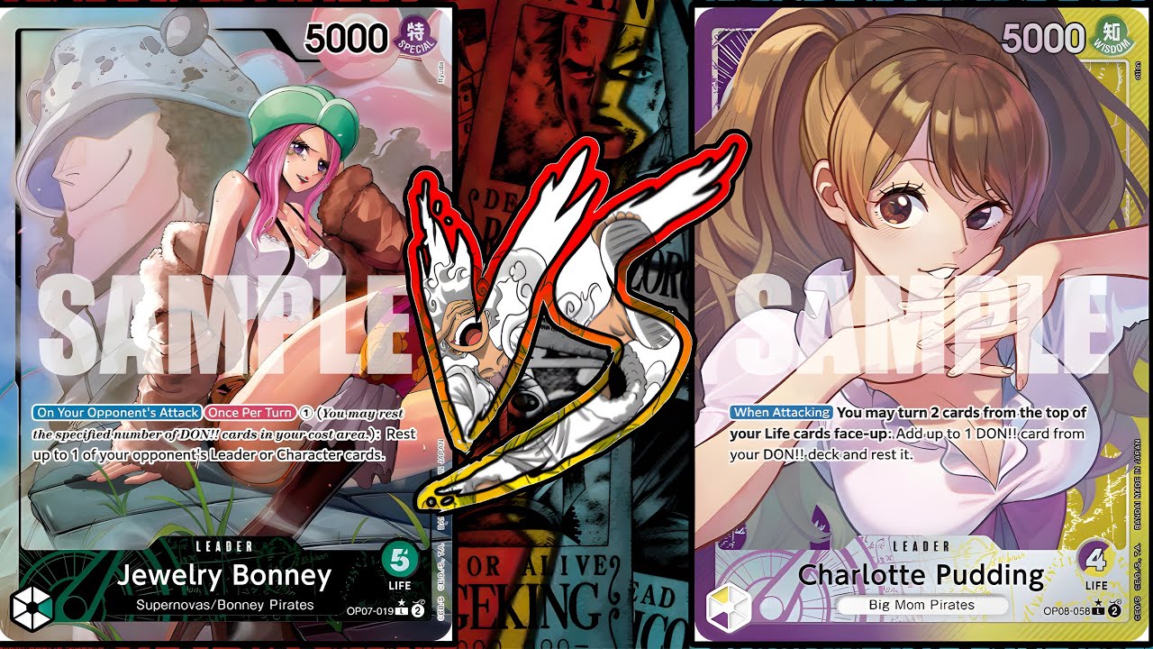 Bonney VS Pudding | One Piece TCG | OP08 Gameplay