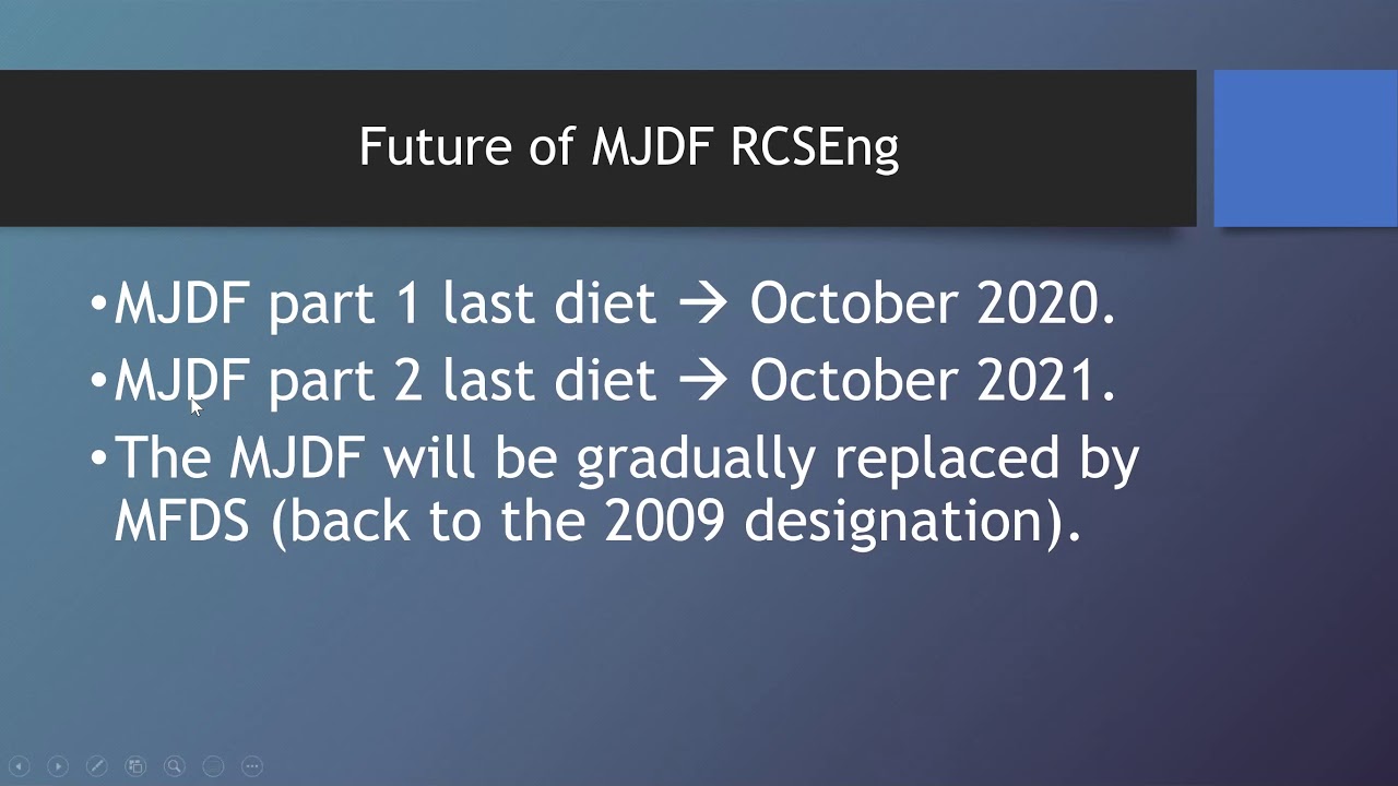 MFD, MJDF, MFDS part 2, what's the difference?