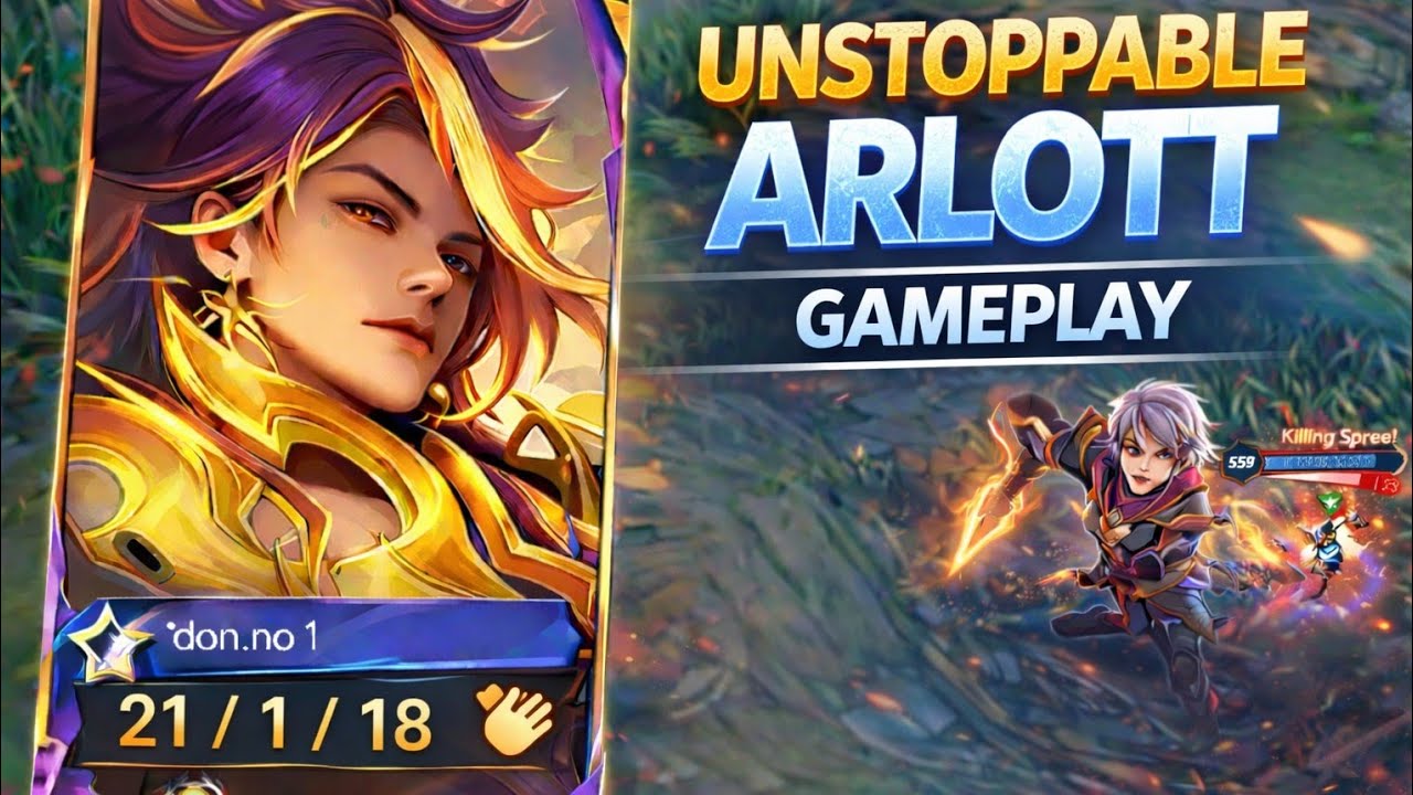 Arlott solo rank gamplay ☠️📈 #arlott #mlbb 
