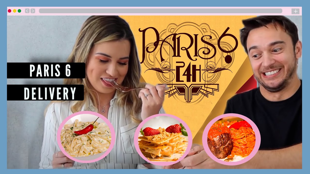 Experimentando o Paris 6 pelo Ifood - LUISA SONZA OU BRUNA MARQUEZINE?