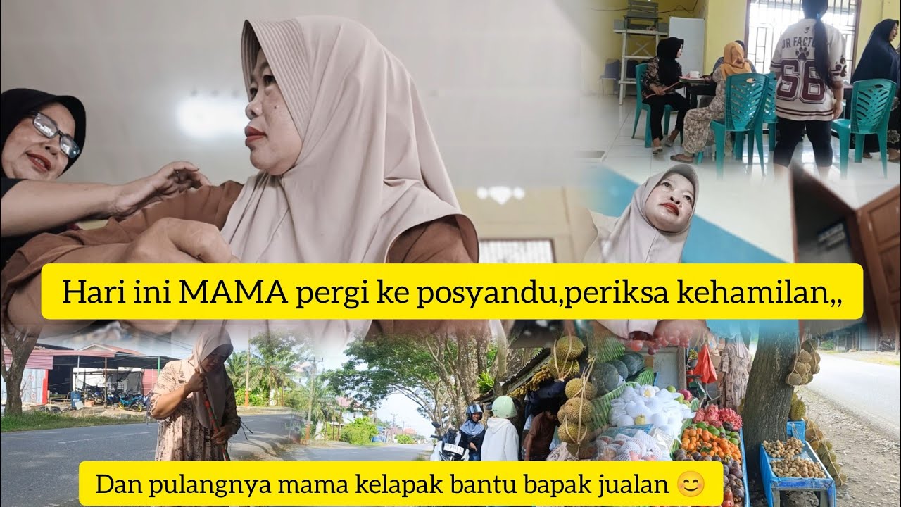 PAGI INI MAMA POSYANDU LAGI YG KE TIGA KALINYA, 