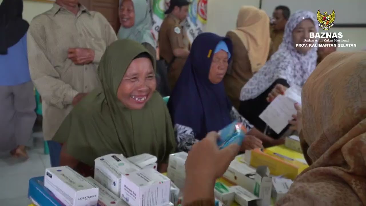 Cegah Wabah Pascabanjir, BAZNAS Kalsel Hadirkan Layanan Kesehatan untuk Warga Mandastana